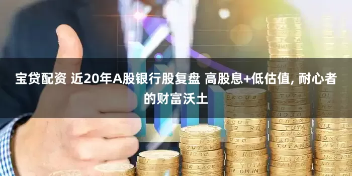 宝贷配资 近20年A股银行股复盘 高股息+低估值, 耐心者的财富沃土